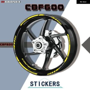 オートバイ バイク ストライプ反射リム ステッカー は ホンダ CBF600 CBF 600に