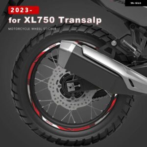 オートバイ バイク ホイール ステッカー 21インチ 18インチ リムテープ 防水 ホイール デカール ホンダ トランザルプ XL 750 2023 トランザルプ XL750