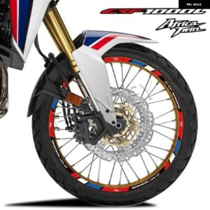 ホンダ CRF1000L アフリカツイン CRF 1000 L 反射 オートバイ バイク アクセサリー ホイール ステッカー ハブ内側 デカール リムストライプテープ