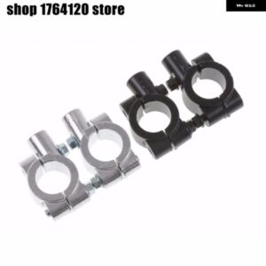 オートバイ バイク ハンドルバー ミラー マウント クランプリアビューミラー サイド ホルダー ブラケット 2個22MM 10MM 8MM 10MM 25MMブラッククローム