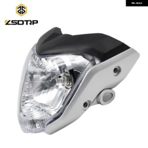 12V オートバイ バイク ヘッドライト ヘッドランプ コンプ ランプケース付き ヤマハ FZ 16 レーシングモーター