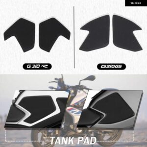 サイド燃料タンク パッド プロテクター ステッカー デカール ガスニー グリップ トラクション パッド サイド ステッカー BMW G310GS G310R