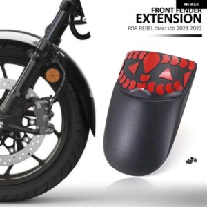 オートバイ バイク フロントフェンダー フロントホイールエクステンションフェンダー マッドガード スプラッシュガード ホンダ REBEL CMX1100 2021 2022