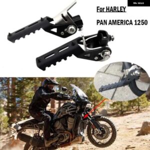 ハーレー ハーレー PAN AMERICA 1250 PA1250 PANAMERICA1250 2021 2020 オートバイ バイク フロント フットペグ 折りたたみ 式 フットレスト