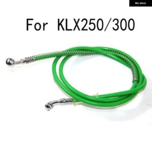 オートバイ バイク 製 油圧 強化ブレーキライン カワサキ KLX250 KLX300 KLX 250 300 クラッチ オイルホース 編組 グリーン