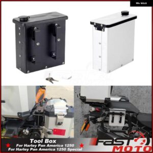 サイドケース マウント ツール ボックス ツール ボックス ハーレー パンアメリカ1250S RA1250 RA1250S 2021-2024 オートバイ バイク ストレージ キャリア