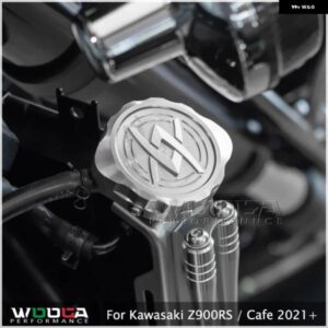 オートバイ バイク ラジエーター キャップカバー カワサキ Z900RS / カフェ 2018-2025 装飾 アルミ STD ラジエーター キャップ Z900 RS 2019 2020 2022
