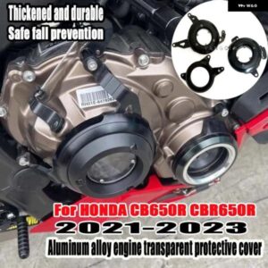 ホンダ CB650R CBR650R オートバイ バイク アルミ 合金 エンジン クリア カバー 2021-2023 プロテクター フレーム