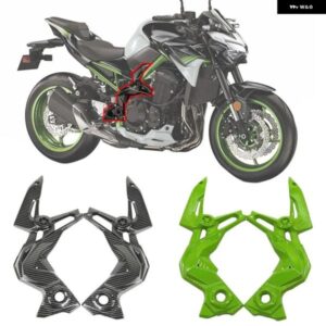 カワサキ Z900 2020-2024 オートバイ バイク フェアリング パーツ ABS カーボン フロントサイド トリム フレーム ボディカバー パネル フェアリング