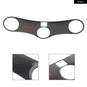カーボンルック オートバイ バイク ハンドルヨークカバー プロテクター パッド ステッカー ホンダ 2002-2003