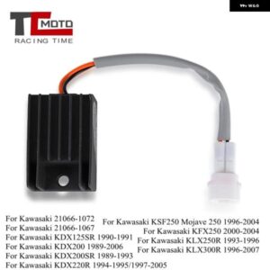 電圧レギュレータ 整流器 カワサキ KDX200 KDX 200 H/G/E KDX220R KSF250 KFX250 KLX300R KDX125 A/SR 21066-1072 21066-1067