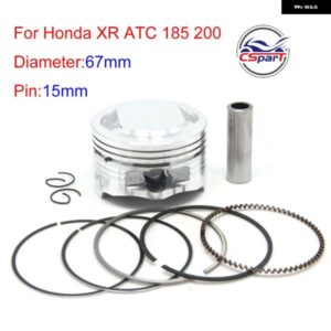レーシング 67MM 15MM ピストンキット ホンダ XR185 XR200 ATC185 ATC200