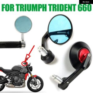 オートバイ バイク サイドミラー ハンドルバー エンド バックミラー TRIDENT 660 TRIDENT660 2021 2022 オートバイ バイク アクセサリー スペアパーツ