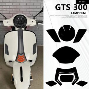 ヘッドライト フィルム 防水 計器フィルム リアランプ フィルム シート ステッカー オートバイ バイク VESPA GTS300 GTS300 2023 2024