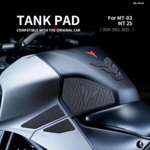 オートバイ バイク サイド燃料タンク パッド ヤマハ MT-03 MT03 MT-25 MT25 2020 - 2022タンク パッド プロテクター ステッカー ニー グリップ トラクション
