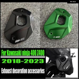 カワサキ ニンジャ 400 Z400 NINJA 400 2018- 2023 オートバイ バイク リアエキゾーストフード トリム カバー マフラー アクセサリー