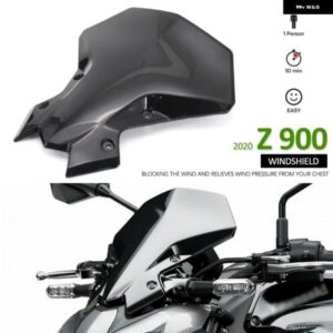 カワサキ Z900 Z650 2020 - 23 オートバイ バイク スポーツツーリング ウインドスクリーン ウィンドシールド バイザー バイザー デフレクター