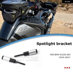スポットライト ホルダー BMW R1250GSA R1250ADV 2019-2023 フォグライト サポート タンクガードバー ライト ブラケット アルミ 合金 アクセサリー