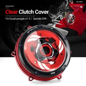 クラッチカバー エンジン レーシング スプリング リテーナー R プロテクター ガード ドゥカティ PANIGALE V4 V4S PECIALE 2018-2021