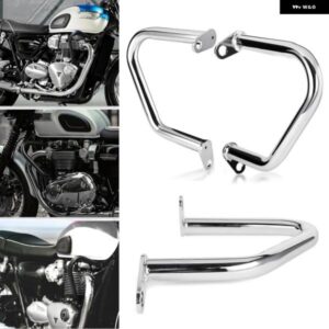 バンパー エンジン トライアンフ BONNEVILLE T100 T120 エンジン ガード バー フレーム トライアンフ THRUXTON 1200 R CUP TWIN