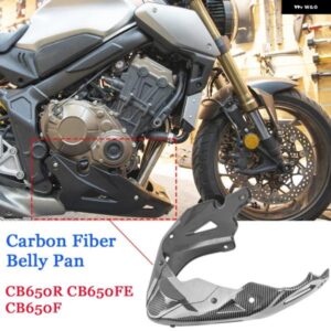 カーボン エンジン カバー プロテクター ガード カウルアンダー フェアリング パネル ベリーパン ホンダ CB650R 2019-2023 CB650F 2014-2020 CB650FE