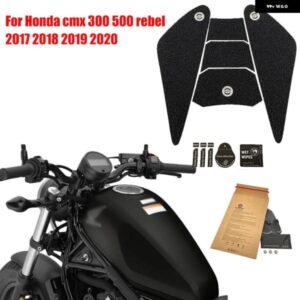 フルセット PVC ラバーニー グリップ タンクトラクション パッド デカール ステッカー ホンダ CMX 300 500 REBEL CMX 2017 - 20