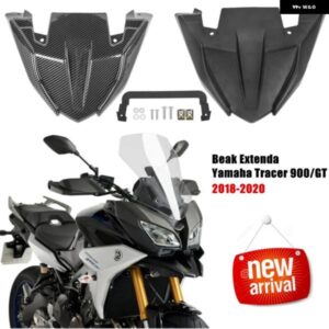 フロントホイールフェンダービークノーズコーンエクステンションカバー ヤマハ トレーサー900 GT FJ09 18 2019 - 21 MT09エクステンダーカウル