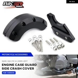 エンジン ケースガード ヤマハ XJ6N XJ6 DIVERSION FZ6R FZ6 N/S S2 2009-2017 エンジン クランクケース オイル ポンプ ガードカバー スライダー