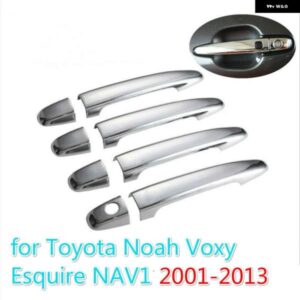 トヨタ ノア トヨタ ヴォクシー エソール NAV1 2001 - 2013 クローム カー ドアハンドル カバー トリム セット アクセサリー ステッカー カー スタイリング