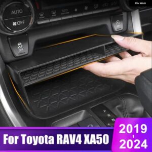 トヨタ RAV4 XA50 2019 - 24 RAV 4 ハイブリッドカー用センターストレージ ボックス オーガナイザー コンテナ ホルダー アクセサリー
