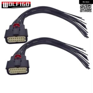16ピン ヘッドライト コネクタ ピグテール ジープ グランド チェロキー キセノン SRT HID LED 2014 - 18 68202814AA