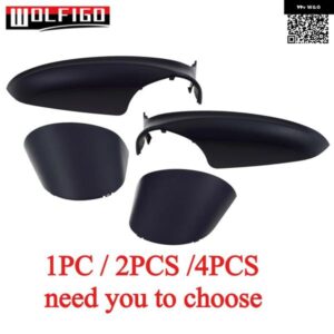 車用サイドミラー シェル ハウジング キャップ サイドドアバックミラー アンダーカバー 左/右 マツダ CX-5 CX5 2013 2014 新型
