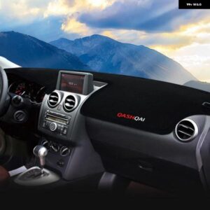 日産 キャシュカイ J10 2008 - 13 車 ダッシュボード カバー 計器デスクサンシェード 滑り止め パッド アクセサリー - With　Display　Black