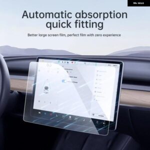 強化ガラススクリーン プロテクター TESLA MODEL 3 Y X 2021 - 23 センター コントロール アクセサリー TESLA HDフィルム - Model　3　Y　-Matte
