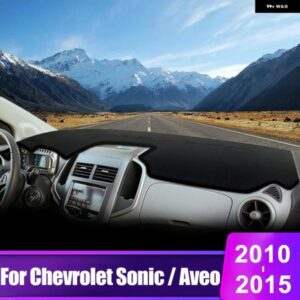 シボレー ソニック / アベオ 2010 - 15 車用 ダッシュボード サンシェード カバー 計器デスク用滑り止め パッド アクセサリー