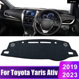 トヨタ ヤリス ATIV 2019 - 23 車用 ダッシュボード カバー 計器デスク サンシェード マット 滑り止め パッド アクセサリー