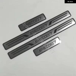 カーアクセサリー CHERY JAECOO J7 2023 2024 2025 ドアシル スカッフプレート ガード ステンレス キックペダル ステッカー スタイリング