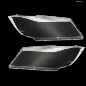 車用 キセノン ヘッドライト キャップ BMW 3シリーズ E90 E91 2006-2012 ランプカバー レンズ - 2pcs　for　pair　light