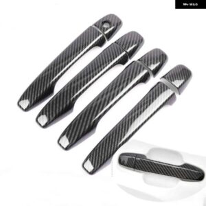 トヨタ シエナ XL30 30 2010 - 19 カーボン カー ドアハンドル カバー パッド アクセサリー