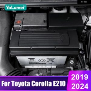 トヨタ カローラ E210 2019 - 24 ハイブリッド ABS カーバッテリー マイナス カバー アクセサリー