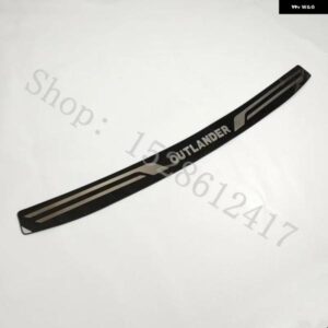 三菱 アウトランダー 2023 2024 ステンレス カーアクセサリー ステッカー リア バンパー プロテクター シル トランク トリム リア スタイリング - black