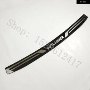 三菱 アウトランダー 2023 2024 ステンレス カーアクセサリー ステッカー リア バンパー プロテクター シル トランク トリム リア スタイリング
