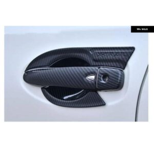 日産 X-TRAIL T32 2014-2020 XTRAIL カーボン カー ドアハンドル ボウルカバー スタイリング アクセサリー ステッカー - handle　0　button