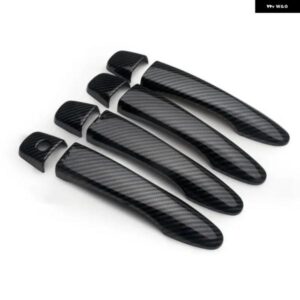 日産 X-TRAIL T32 2014-2020 XTRAIL カーボン カー ドアハンドル ボウルカバー スタイリング アクセサリー ステッカー - handle-bowl　0　button