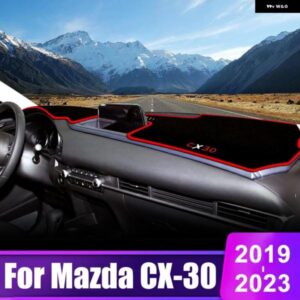 マツダ CX-30 CX30 DM 2019 - 23 車 ダッシュボード カバー 計器デスク サンシェード マット 滑り止め パッド アクセサリー