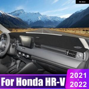 ホンダ HR-V HRV ヴェゼル 2021 2022 車用 ダッシュボード カバー 計器デスク用サンシェード マット 光を避ける 滑り止め パッド アクセサリー