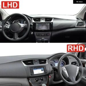 日産 セントラ B17 シルフィ 2013 - 19 車用 ダッシュボード カバー サンシェード 滑り止め パッド 内装アクセサリー - LHD　Black　Side
