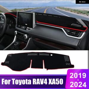 トヨタ RAV4 XA50 2019 - 24 RAV 4 ハイブリッド カー ダッシュボード カバー マット パッド 計器デスクカーペット アクセサリー