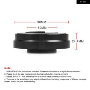 薄型 バージョン 6穴 ステアリングホイール クイックリリースハブ アダプター スナップオフボスキット - black