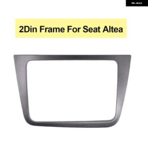 カー ラジオ フェイシア 2DIN フレーム シート ALTEA LHD 左 右ハンドル キット アダプター ステレオ パネル ダッシュ DVD プレーヤー フレーム カバー